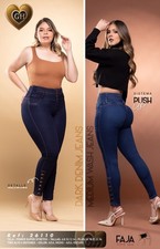 GH Colombian Skinny Jeans Levanta Cola Push Up Denim Mujer 26110    