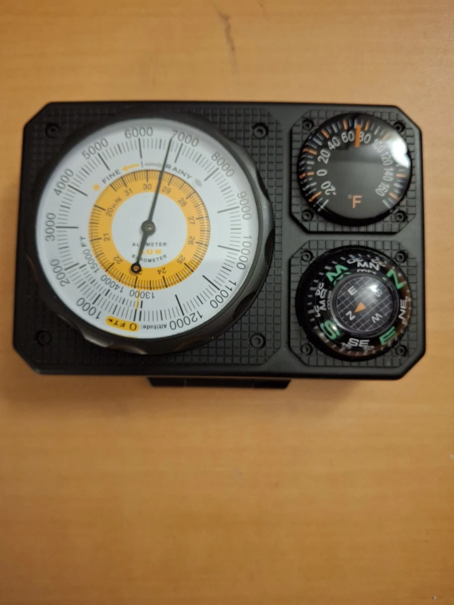 Altimètre, montre altimètre, baromètre, boussole, thermomètre baromètre, instruments météo, baromètre mécanique - Sport