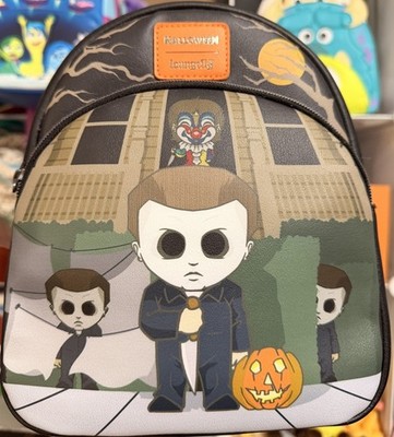 Loungefly Michael Myers Halloween Horror Mini Backpack Black  display picture 1