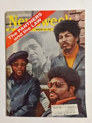 Newsweek Magazine February 23, 1970 The Black Panthers and the Law