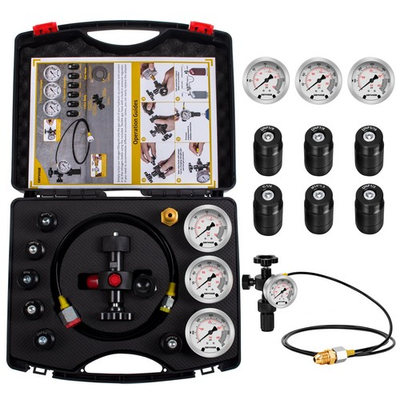 #ad #ad Nitrogen Accumulator Charging Kit w Gauges $387.11
