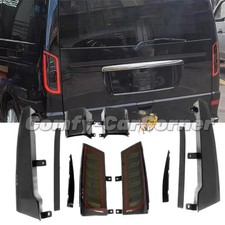 LED Rückleuchten Für Mercedes Benz Viano Vito W639 2004-15 Bremsleuchten Schwarz
