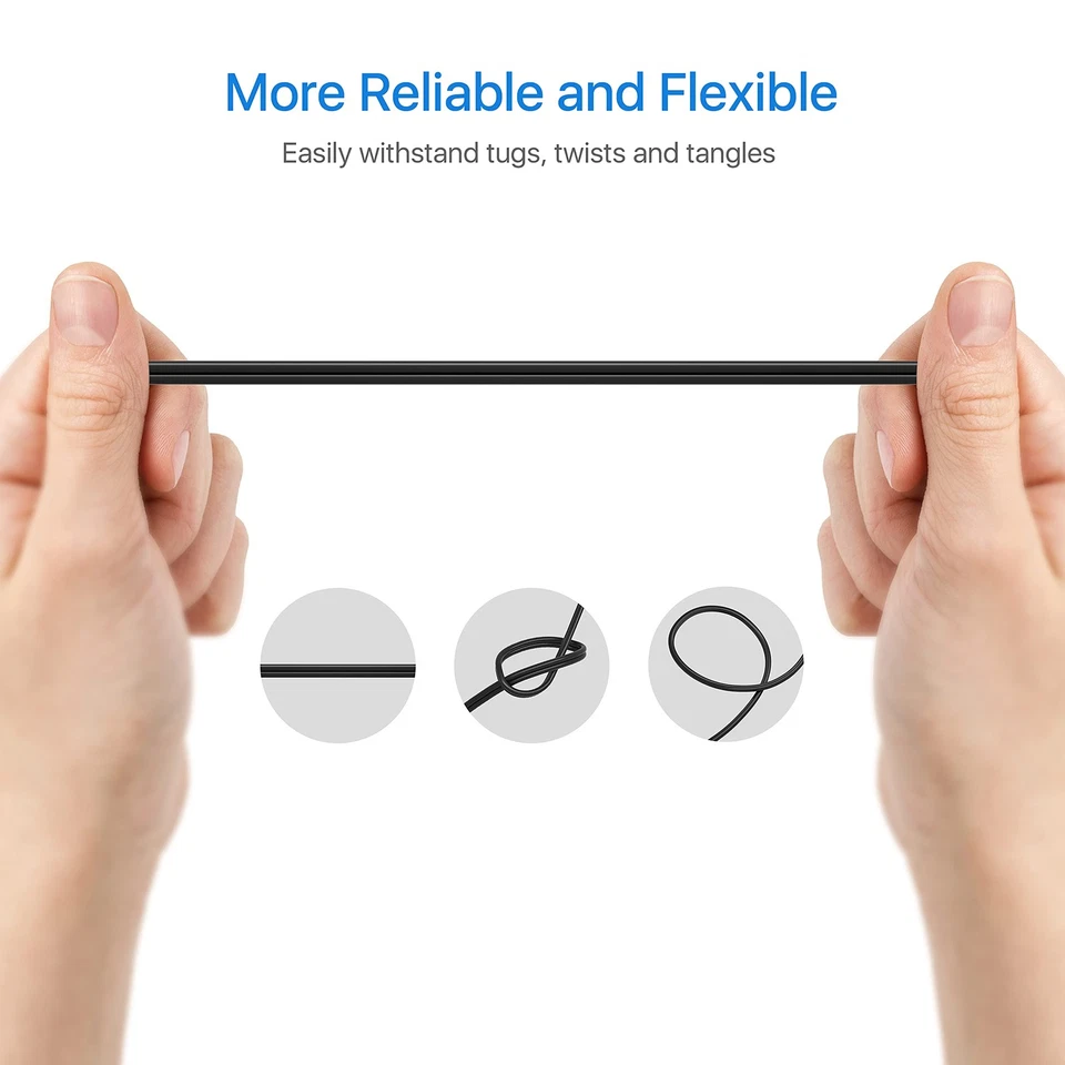 4 Pack 100ft (30 Meters) 2-in-1 Video Power Cable, BNC Extension Surveillance - Image 4 of 4