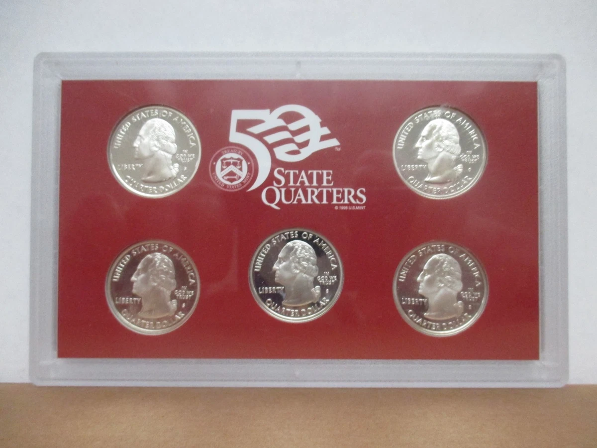 1999 - 2008 S Complete 50 State Proof Quarter Set OGP US Mint