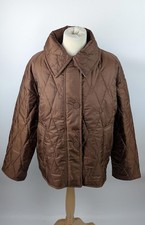 Barbour Women's Bernadette Long Sleeve Quilted Jacket rust brown size uk 14 new