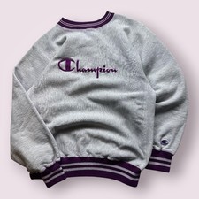 Vintage Men  s Champion Reverse Weave Sweatshirt 80s 90s USA Distressed Spellout