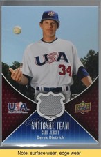 2009 Upper Deck USA National Team Game Jersey Derek Dietrich #USA-DD READ 9ca