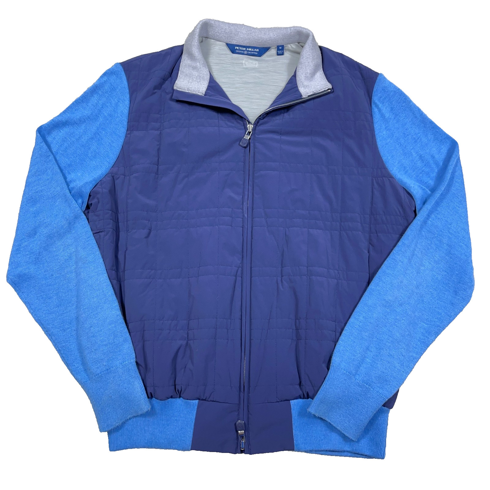 Peter Millar Stealth Light Jacket Men Medium Blue… - image 1