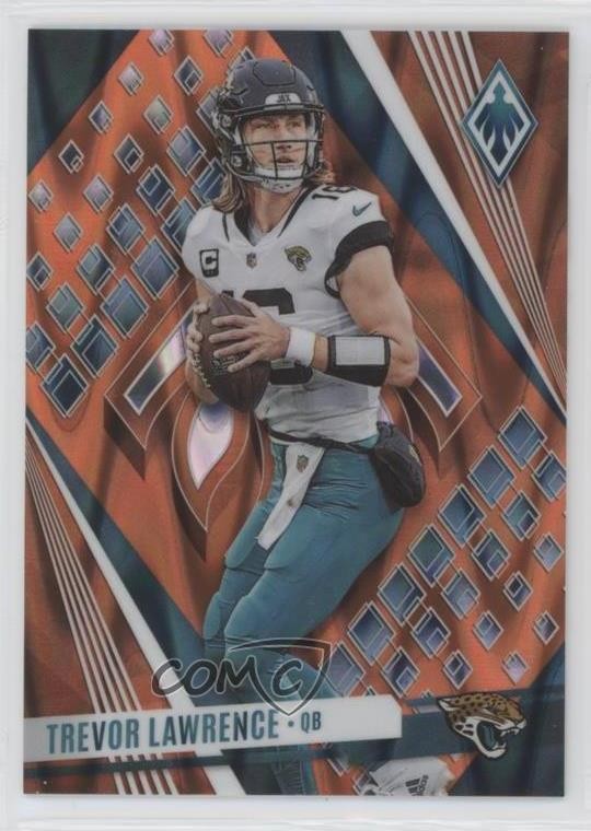 2023 Panini Phoenix Orange Seismic 41/99 Trevor Lawrence #16 0e1b