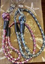 Arcadia Trail High Visibility Paracord Leash 4ft - Blue or Pink