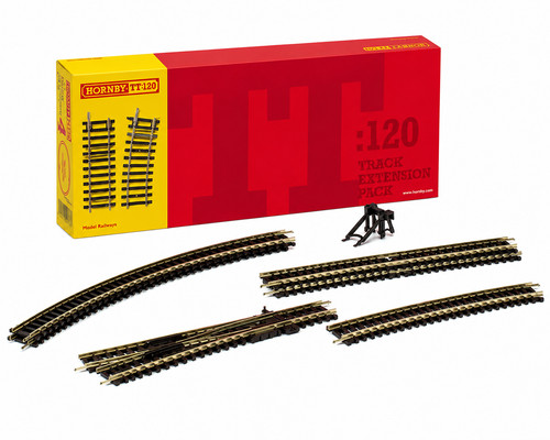 Hornby 8033 TT 1/120 Track Pack 4 2xTT8002 2xTT8006 1x TT8007 1x TT8009 1xTT8010 | Condition: Neu