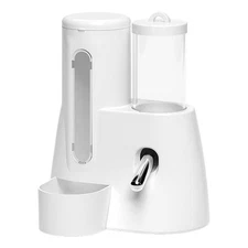 Hamster Feeder And Waterer Automatic Feeder Cage Water Bottle 2 In 1 No Rational