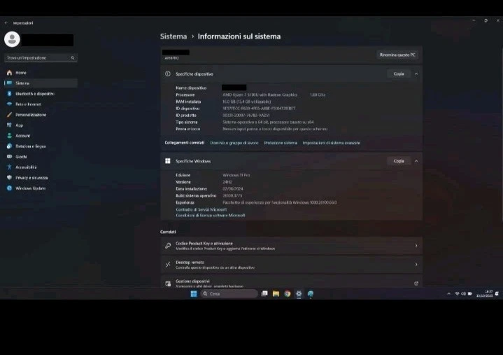 Pc Portatile 16.1" 16Gb Ram 512Gb SSD - Immagine 3 di 3