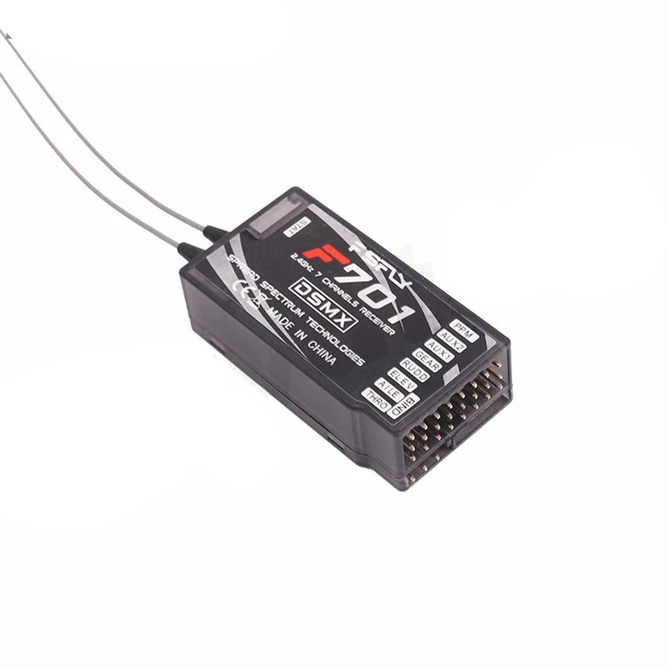 DSM2/DSMX F701 2.4GHz 7 Receiver For DX8 DX7 JR RC Spektrum DSMX TRansmitter h - Image 4 of 4