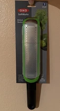 OXO SoftWorks Etched Zester, Good Grips, Stainless Steel, Non Slip Handle NEW
