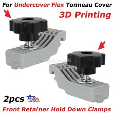 2x For Undercover Flex Tonneau Cover Front Retainer Hold Down Clamp Thumb Knob