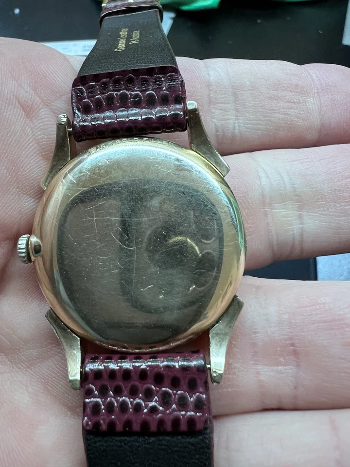 复古 Wittnauer 指针日日期 罕见。 带有备用机芯 — 第 4/4 张图片