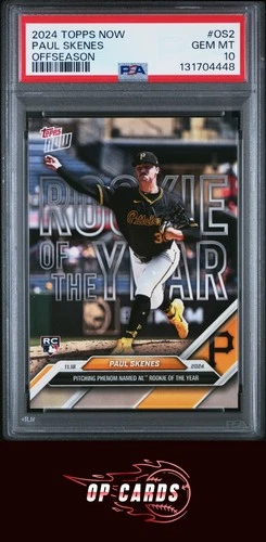 Paul Skenes 2024 Topps Now Offseason #OS2 PSA 10 , Free Shipping