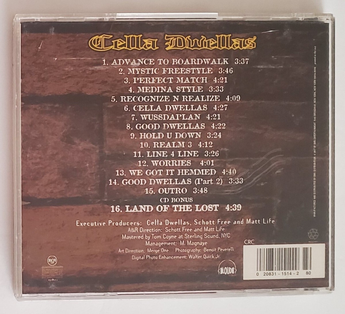 Cella Dwellas CD Realms 'N Reality - Rare 90's Rap Hip-Hop Cella Dwellas CD Realms 'N Reality - Rare 90's Rap Hip-Hop