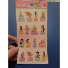Japanese Daiso Disney Princesses re-stickable stickers sticker package
