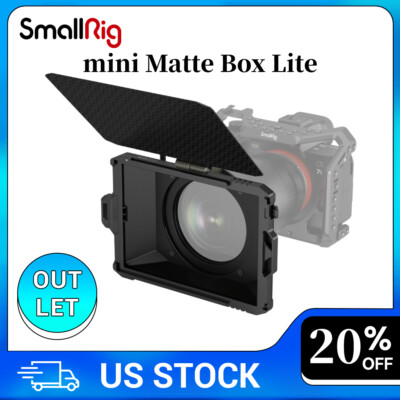 SmallRig Mini Matte Box Lite Supports multiple 4 x 5.65 /4 x 4  filters 3575