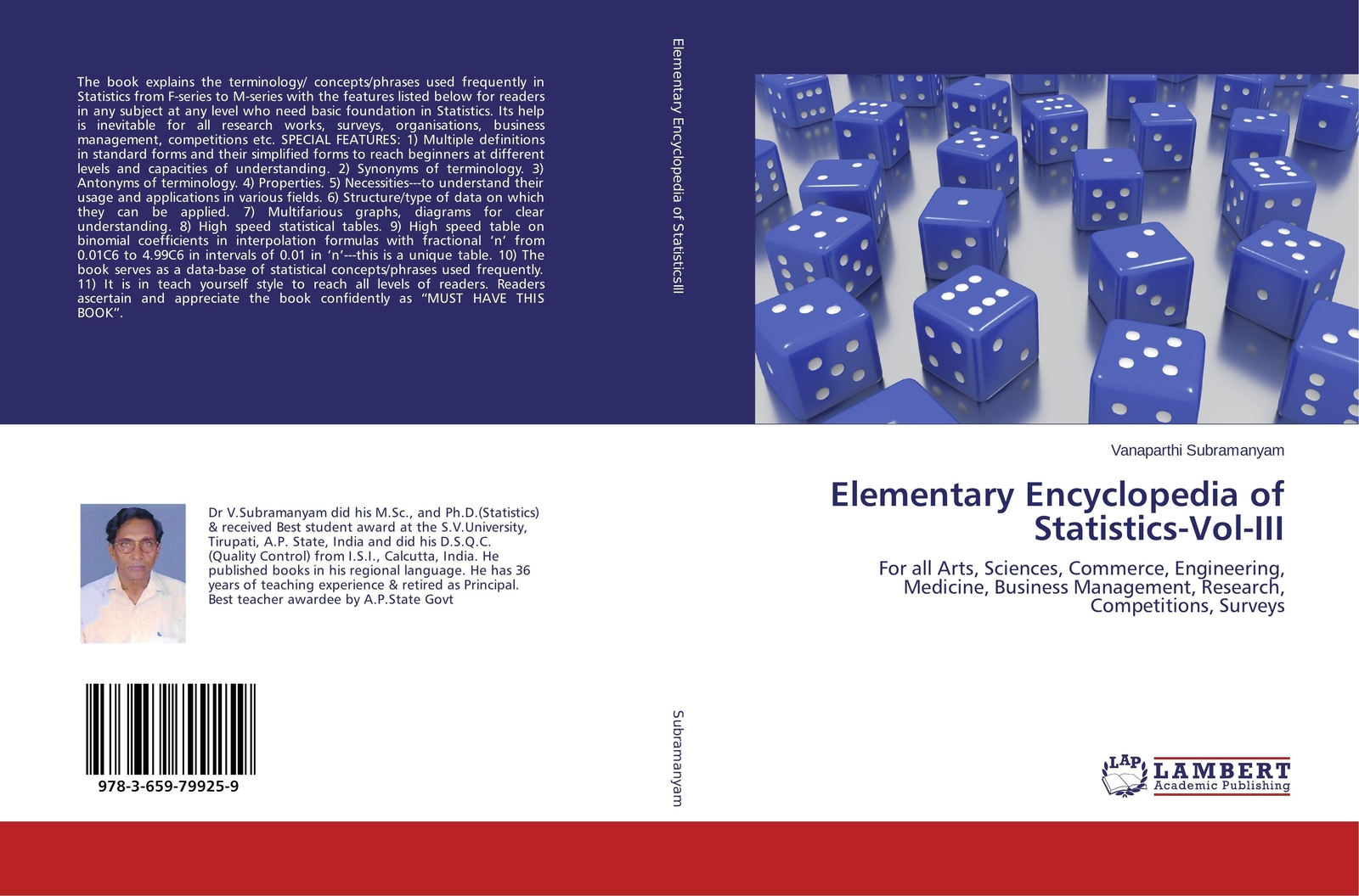 Thumbnail - Vanaparthi Subramanyam | Elementary Encyclopedia Of Statistics-vol-iii