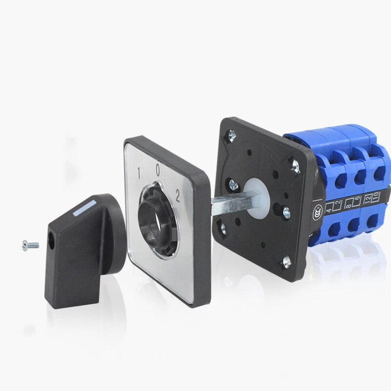 2 or 3 Position 4-12 Terminal Rotary Selector Cam Changeover Switch  10-63A LW26 - image 2 of 4