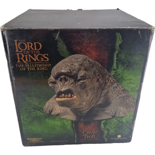 Herr Der Ringe Cave Troll Büste aus Harz 28 CM Sideshow Weta 10000 Ex - Picture 4 of 13