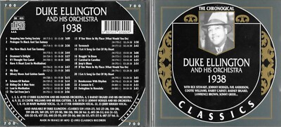 クラシック　cd × 28 DUKE ELLINGTON 1938 VOL. 1-CLASSICS CD NEW SEALED LONG OUT OF