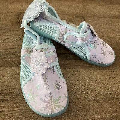 Disney Store  Frozen  Anna and Elsa Swim Shoes Water Shoes Pool. Size 12. New