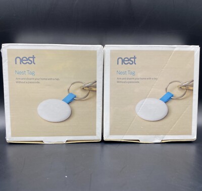 Lot of 2 Google Nest Tags White H13000ES NEW