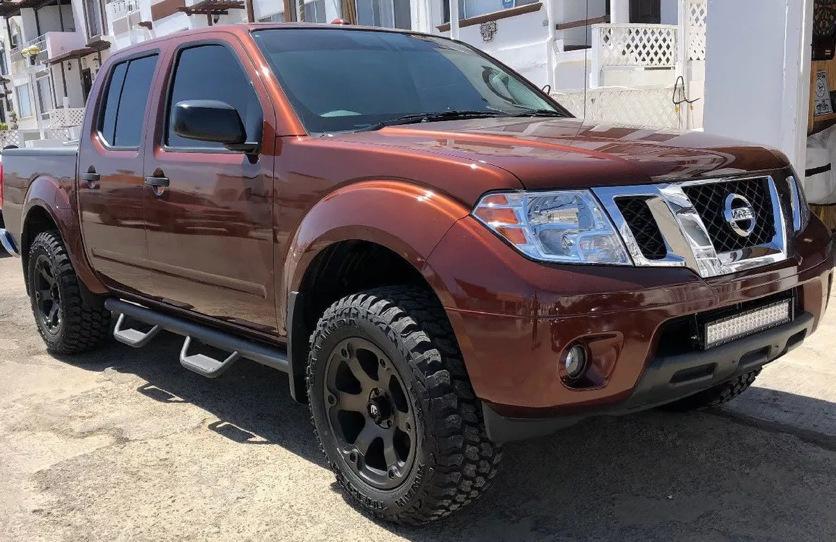 05 24 For Nissan Frontier Crew Cab Side Steps Hoop Rails Running