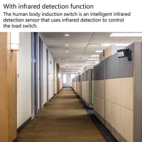 Human Body Motion Sensor PIR Infrared Smart Human Motion AC90V240V Detection - Picture 9 of 23