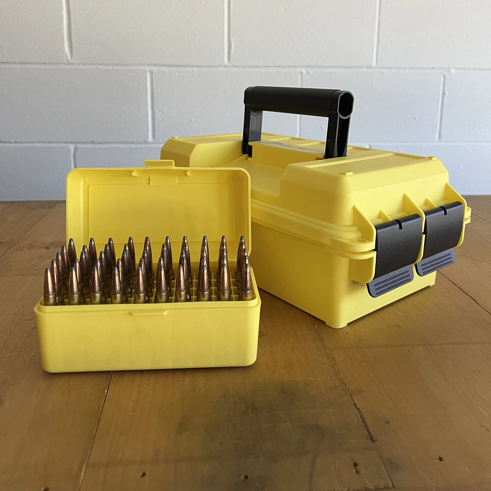 NEW Pro-Tactical Ammo Box Range Case - .223, .308, .243, 9mm 357 Rifle Pistol - image 2 of 4