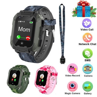 Kinder 4G Smartwatch Wasserdicht WiFi LBS GPS Tracker Voice Chat Video Calls