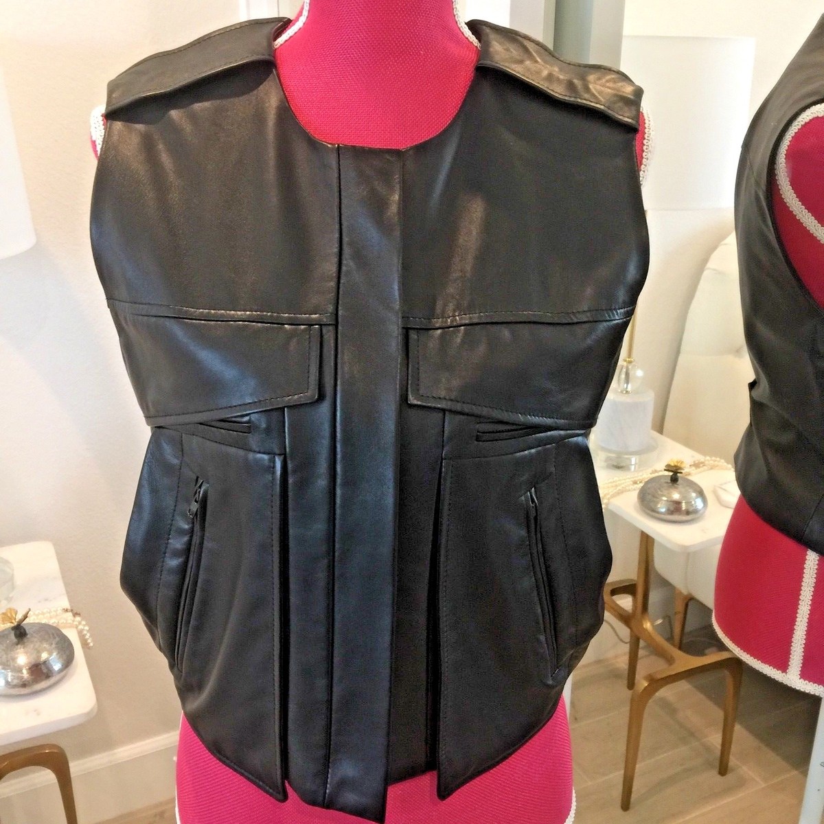 【Alexander Wang】アレキサンダーワンMotorbiker Vest ALEXANDER WANG】Motorbiker Vest XL
