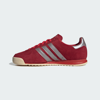 ややみ　SALE 　まとめ売り　Мサイズ adidas Originals Guam Shoes in Maroon and Silver Trainers UK 11.5