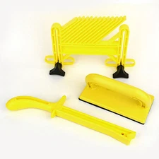 Big Horn 10225 Table Saw, Router Table & Shaper Featherboard 3 Piece Safety Set