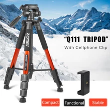 ZOMEI 55" Tripod Compact Light Weight Travel Portable Folding For DSLR Camera
