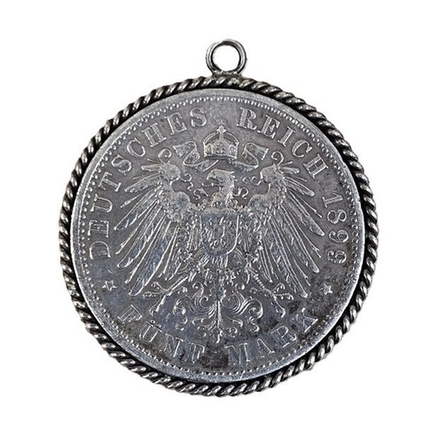 5 mark kaiserreich otto König von Bayern 1899 silber