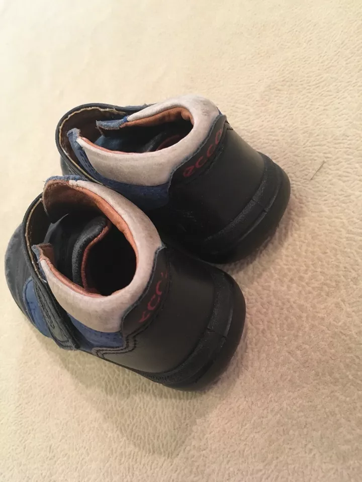 Zapatillas altas Ecco 21 bebés niños estado de juego azules Foto 3 de 4