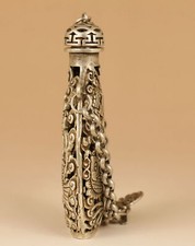 中国古董银鼻烟壶| eBay