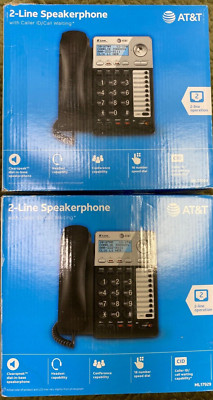 PAIR OF AT&T 2-LINE SPEAKERPHONES ML17929 IN BOX