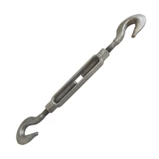 5/8" x 12" Turnbuckle HOOK HOOK Pulley Galvanized Drop Forge Turnbuckle