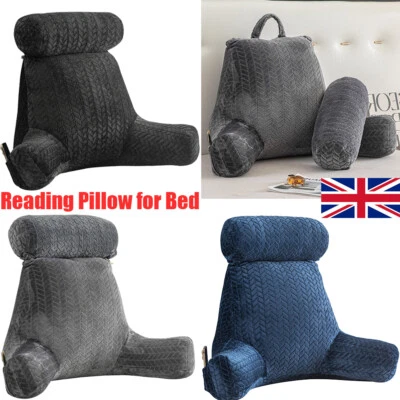 Reading Pillow for Bed Back Rest Lumbar Support Arm Seat Cushion Lounger 65*85cm