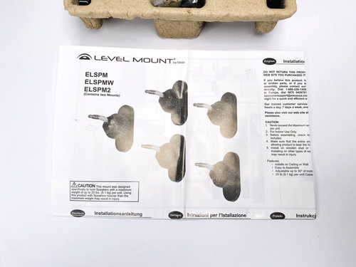 Level Mount by Elexa Surround Sound Full Motion Speaker Mounts ELSPM2 191415 - Picture 5 of 5