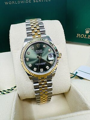 Rolex Datejust 31 Olive Green Diamond Dial Jubilee 278273 Rolex Datejust 31 Olive Green Diamond Dial Jubilee 278273