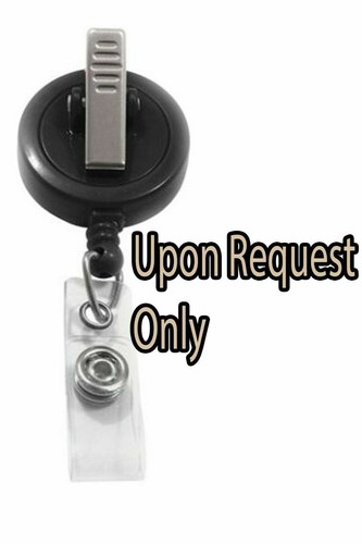 Tasmanian Devil Taz Personalized w/ur name work Retractable Reel ID Badge Holder - Picture 3 of 3