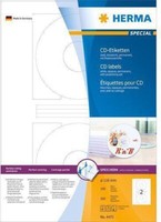 Herma Cd-Etiketten Weiß ø 116 Superprint 200 Stk.
