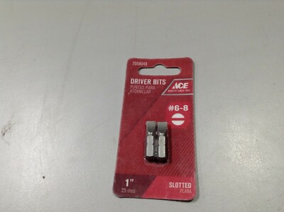ACE 2058048 #6-8 Driver Bits, 1'', 2 pc.